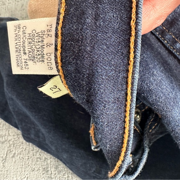 Rag & Bone High Rise Skinny 27 - Picture 6 of 7
